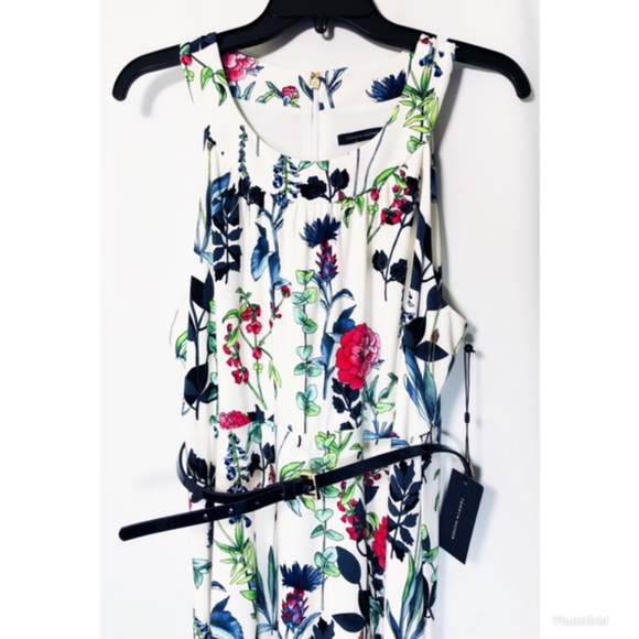 SOLD Tommy Hilfiger Print Sleeveless A-Line Dress - Picture 7 of 8